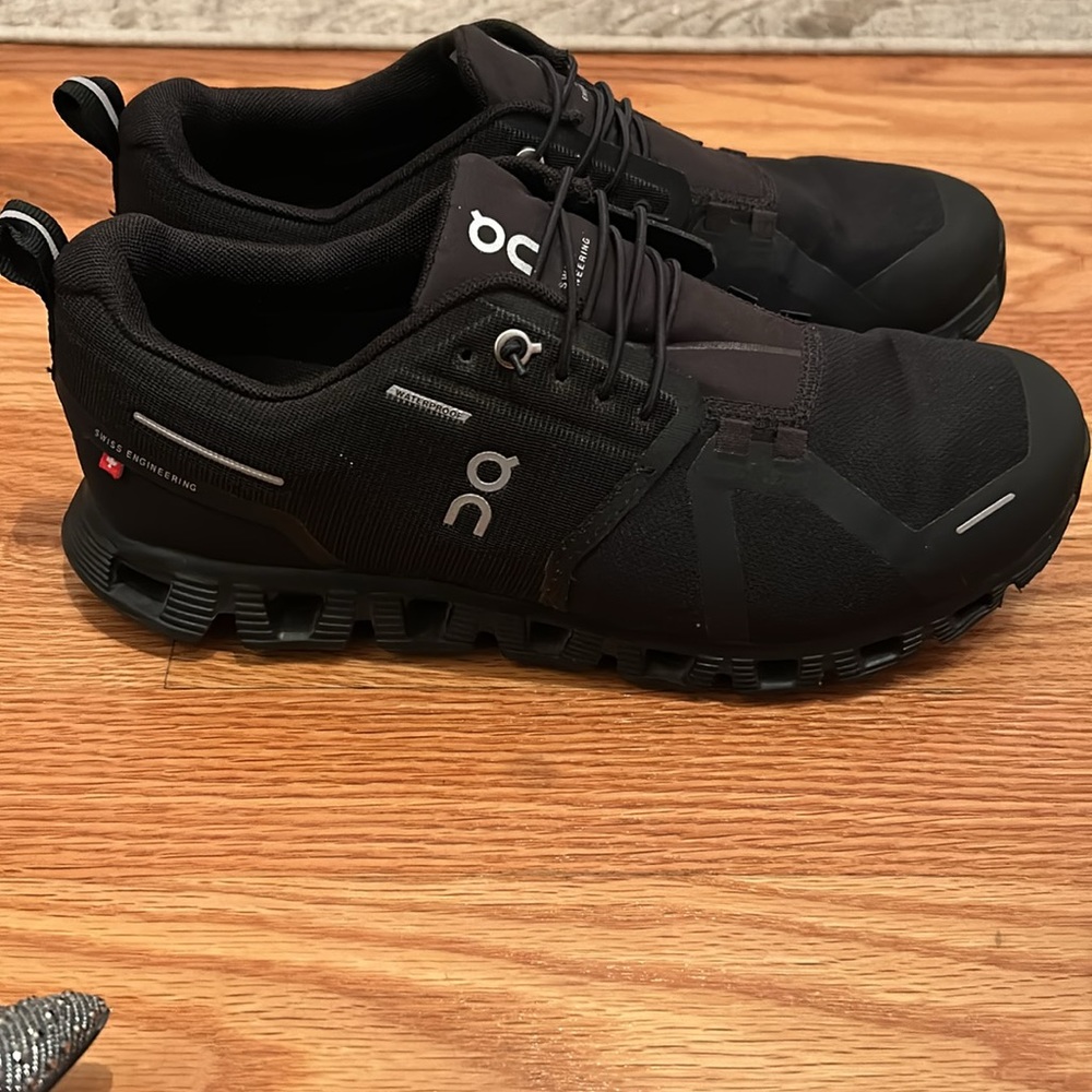 On clouds in black silver